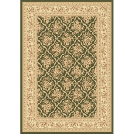 Dynamic Rugs Legacy 6.7 x 9.6 58018-440 Rug - Green LE71058018440